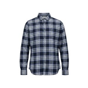 AG‎ Adriano Goldschmied Shirt Men's Medium M Plaid Blue Standard Fit Button Down